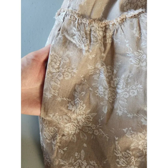 NWT By Anthropologie Corset Seamed Mini Dress Size Plus 1X Beige 9F408 - Picture 14 of 14